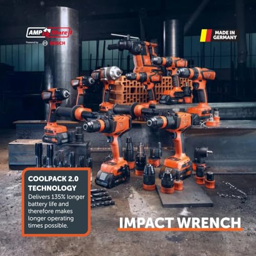 Fein ASCD 18-1000 W34 AS, Cordless Impact Wrench, 18V | Bare Tool, Brushless PowerDrive Motor, 3/4" Square Drive, 6 Torque Settings, 71151261090 - style: ASCD 18-1000