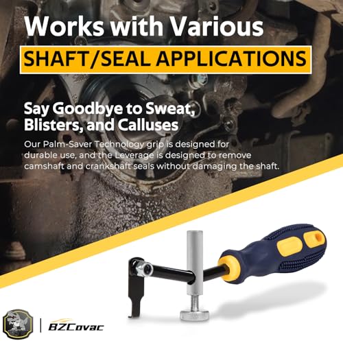 58430 Shaft Type Seal Puller with 58500 Hook for Shaft/Seals, Universal Seal Removal Tool for Camshaft and Crankshaft Seals, 56750 Blind Oil Seal Puller, Automotive Repair Tool