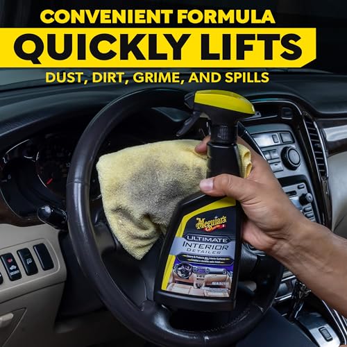 Meguiar's G16216 Ultimate Interior Detailer, Protects Interior Surfaces from Dirt and Grime, Leaves Your Surfaces Protected from UV Rays and Giving It a Lasting Finish, 15.2 Oz Spray Bottle - size: 15.2 Fl Oz (Pack of 1)