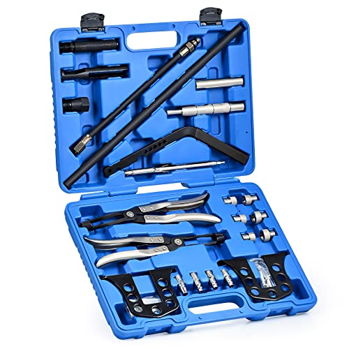 OMT Valve Spring Compressor, Valve Stem Tool Valve Holder Tool Valve Keeper | Universal Overhead Engine Valve Spring Remover and Installer OHV OHC Compressor Tool