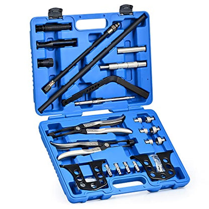 OMT Valve Spring Compressor, Valve Stem Tool Valve Holder Tool Valve Keeper | Universal Overhead Engine Valve Spring Remover and Installer OHV OHC Compressor Tool