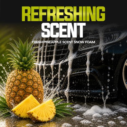 Sun Joe SPX-FCS1G Snow-Foam Pressure Washer Car-Wash Soap, 1 Gallon, Pineapple Scent - style: Pineapple Scent - Snow Foam Cleaner