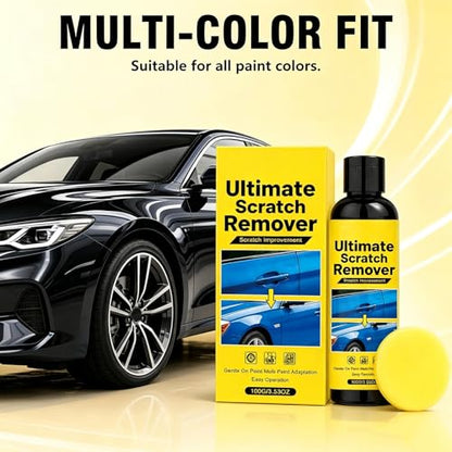 NanoPolix Car Scratch Remover, Car Scratch Remover Kit, Quick Repair Scratches and Restore Shine for Deep Scratches, All Paint Colors Polishing Kit, 100g/3.53oz (1 Set)