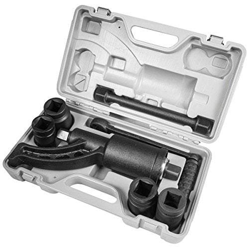 XtremepowerUS Multiplier Torque Wrench Labor Saving Lug Nut Wrench CR-V Socket 4 Socket With Carrying Case for Semi Truck & RVs - style: Multiplier Labor Saving Lug Nut Wrench