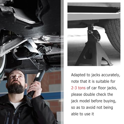 2PCS 3 Ton Jack Stand Pads Rubber,Non-Slip Heavy Duty Floor Jack Pad for Cushioning Protection,Professional Jacks Stand Rubber Pads Car Accessories for 2-3 Ton Floor Jacks Stands