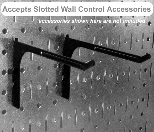 Wall Control 30-P-3232GV Galvanized Steel Pegboard Pack - color: Galvanized