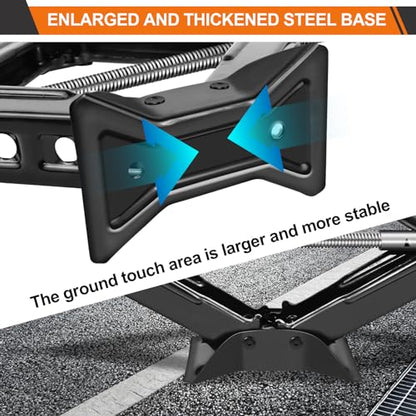 Car Jack Kit | Scissor Jack for Car 2 Ton- Tire Jack Tool Kit | Portable, Ideal for SUV and Auto - Universal Car Emergency Kit, Compact Car Jack Kit, Heavy Duty Tire Changing Kit