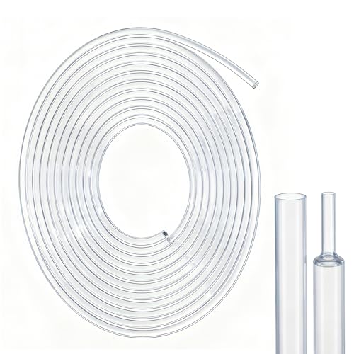 5M Heat Shrink Tubing, 3mm OD, 2:1 Ratio, Clear | Polyolefin Shrinkable Tube, Waterproof Electrical Insulation Tubing, for Wire Cable and Electronic Component Protection - size: 5M Φ3 Clear