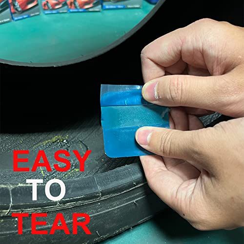 PAX 20 Pcs Heavy Duty Universal Patch, 50 x 50mm Square Tire Repair Patches, Professional Inner Liner Repair for Car, Truck, Tractor (Glue Not Included, Cold Repair) - size: 50 x 50mm