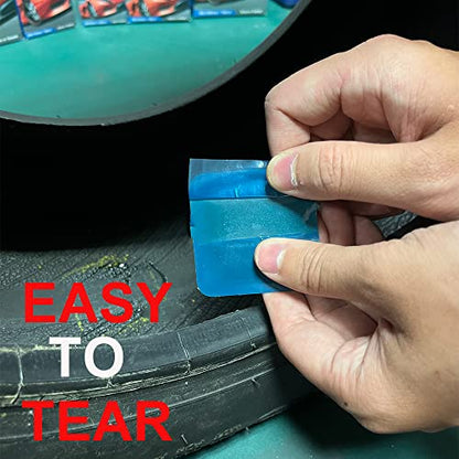 PAX 20 Pcs Heavy Duty Universal Patch, 50 x 50mm Square Tire Repair Patches, Professional Inner Liner Repair for Car, Truck, Tractor (Glue Not Included, Cold Repair) - size: 50 x 50mm