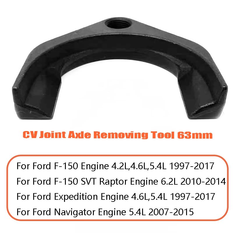 CV Joint Puller Adapter with 63MM Wide Opening,CV Axle Removal Tool Axle Puller 5/8"-18 Front Wheel Drive Axle Pulley Attachment Adapter Inner CV Axle Removal Tool