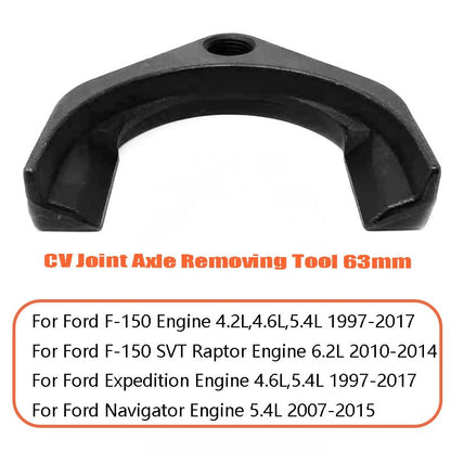 CV Joint Puller Adapter with 63MM Wide Opening,CV Axle Removal Tool Axle Puller 5/8"-18 Front Wheel Drive Axle Pulley Attachment Adapter Inner CV Axle Removal Tool
