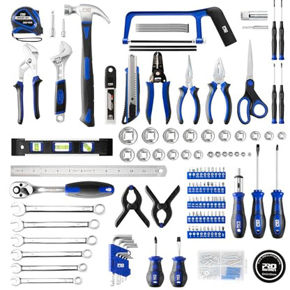Prostormer 259-Piece General Household and Mechanic's Tool Set | Complete ToolKit with Heavy Duty Aluminium Tool Box for Home/ Car/ RV/ Garage