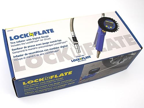 LockNFlate Tire Inflator/Deflator with Digital Gauge