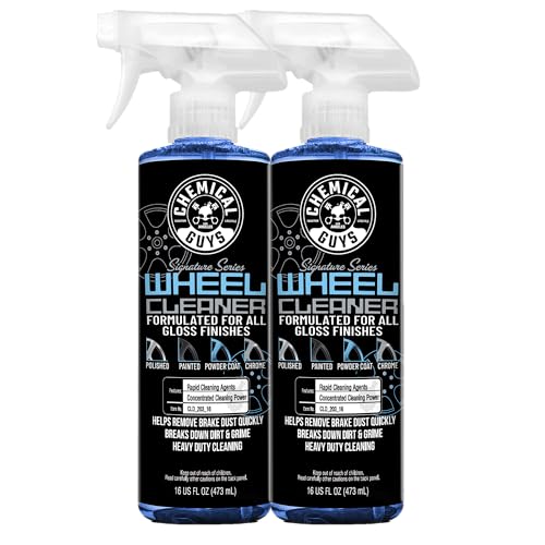 Chemical Guys CLD_203_1602 Signature Series Wheel Cleaner, Formated For All Gloss Finishes, Safe for Cars, Trucks, SUVs, Motorcycles, RVs & More 16 fl oz (2 Pack) - size: 16 Fl Oz (Pack of 2)