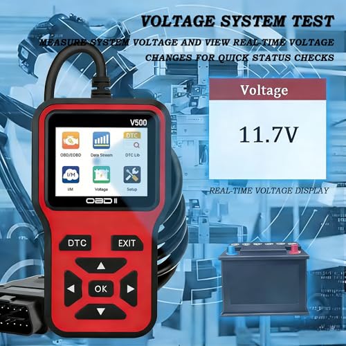 OBD2 Scanner for Hyundai Palisade 2020 2021 2022 2023 2024 2025 2026, Engine Code Reader Live Data Reading Plug-and-Play Scan Tool Portable Handheld Car Diagnostic Tool