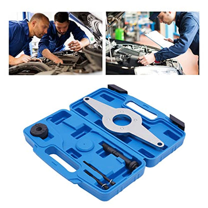 Vibration Damper Holding Tool Crankshaft Pulley Removal Shock Absorber, Fits for VW 4cyl 1.8L 2.0L 4V TFSI EA888 Engines, Skoda, Audi, and Seat