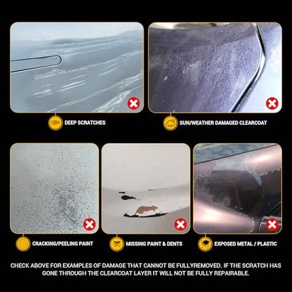 Car Scratch Remover for Vehicles, Scratch Repair Wax, Rubbing & Polishing Compound, Easily Removes Surface Scratches, Effectively Reduces Swirl Marks for Cars and Other Vehicles, 3.4oz/100ml