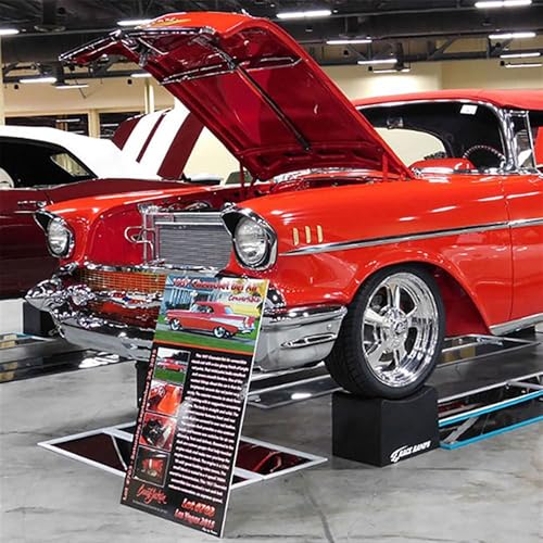 Race Ramps 2-Pack RR-WC-12 Car Wheel Cribs, Lightweight & Non-Scratch for Maintenance & Display, 12" - Portable Automotive Platform Riser for Oil Changes and Garage Use