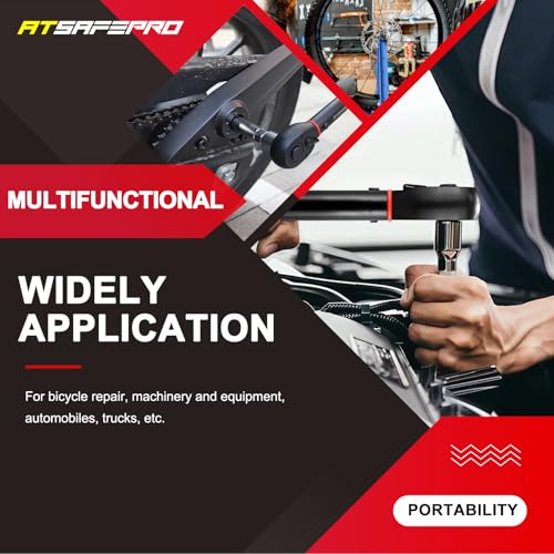 Torque Wrench Set,1/4 3/8 1/2-inch Drive Torque Wrench-20-240 in.lb,5-50 ft.lb,10-170 ft.lb,72-Tooth Dual Range Scales and Dual-Direction Adjustable Torque Wrench for Bike, Moto and Car Maintenance - style: 1/4" 20~240 IN.LB Torque Wrench 3/8" 5~50 FT.LB