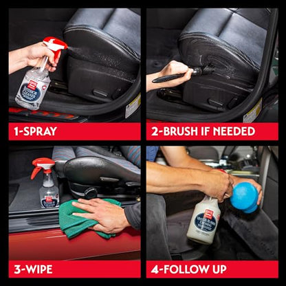Griot's Garage Interior Cleaner Spray for Car Seats, Carpet, Upholstery Fabric, Floor Mat, Vinyl, Dashboard, Ideal for Truck, SUV, RV, Boat, and More, 10956, 22 Fl Oz - size: 22 Fl Oz (Pack of 1)