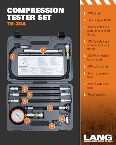 Lang Tools TU-30A Compression Tester Set