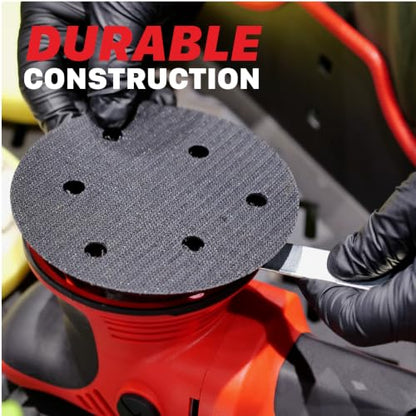 Maxshine 5" Universal Hook & Loop Dual Action Backing Plate – Fits DA Polishers with 5/16" Thread – Supports Up to 12,000 OPM – Compatible with M8S V2 & High-Speed DA Polishers - size: 5“