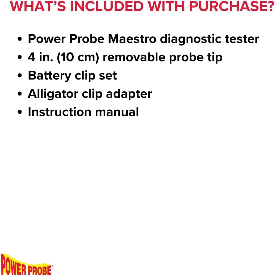 Power Probe Maestro Circuit Tester with Trace Mode (PPTM01AS)