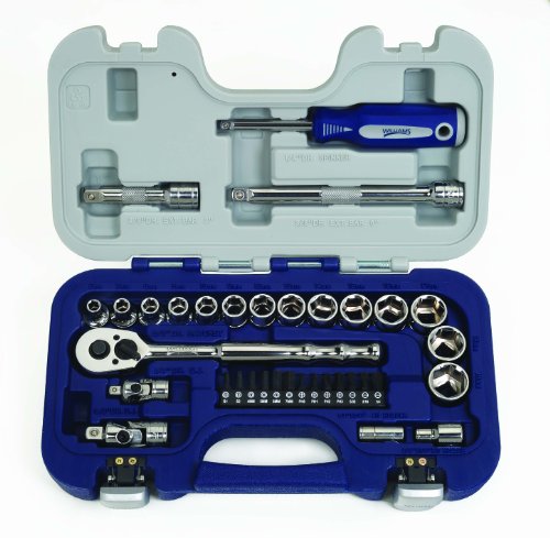 Williams 50613 3/8-Inch Drive Basic Tool Set, 35-Piece - size: 35 Piece (Metric), style: 3/8" Drive