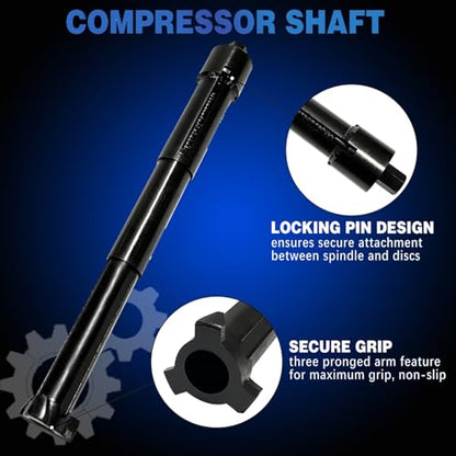 Suspension Coil Spring Compressor Repair Tools Set, 5PCS Internal Coil Strut Spring Compressor Front Rear Axle Repair Tool Kit Compatible for Mercedes Benz