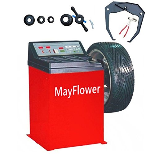 Mayflower - Heavy Duty Wheel Balancer Tire Balancers Tire Machine 800 Red Edition / 1 Year Full Warranty