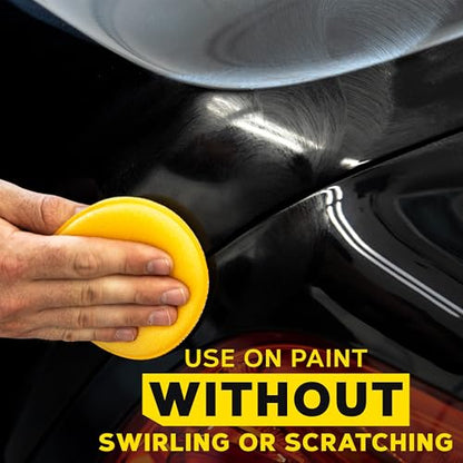 Meguiar's W0004 Supreme Shine 4" Foam Applicator Pads – 4 Count (Pack of 6) - size: (Pack of 6)