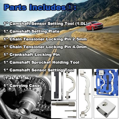 AUCERAMIC Replace 55562234 Timing Chain Kit with Engine Timing Tool Kit Fit For 2011-2015 Chevrolet Cruze/2012-2020 Sonic Fit For 2013-2021 Buick Encore #55353999