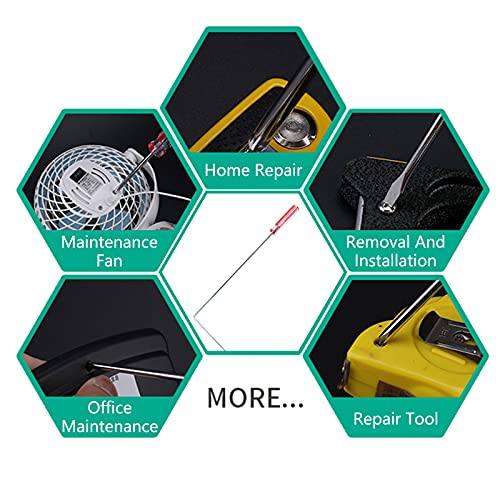 Phillips Screwdriver 10 Inch, Long Screwdriver #1 Extra Long Shaft Cross Head Screwdriver - size: 10 Inch #1