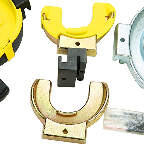 8MILELAKE Macpherson Strut Spring Compressor Kit Interchangeable Fork Coil Extractor Tool Set