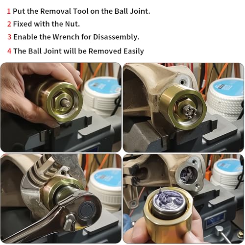Ball Joints & Front Ball Joint Puller Tool for Sportsman Magnum Scrambler Trail Blazer Trail Boss Big Boss 250 300 325 330 400 425 450 500 570 600 700 800 Ranger 400 500 570 700