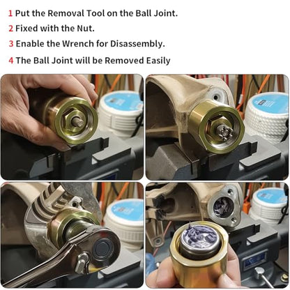 Ball Joints & Front Ball Joint Puller Tool for Sportsman Magnum Scrambler Trail Blazer Trail Boss Big Boss 250 300 325 330 400 425 450 500 570 600 700 800 Ranger 400 500 570 700