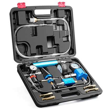 Universal Radiator Pressure Tester Coolant Pressure Tester Car Coolant Vacuum Refill Kit, Vacuum Filled, Residual Liquid Discharge Tool, Coolant Pressure Detector Set, Vacuum Cooling System