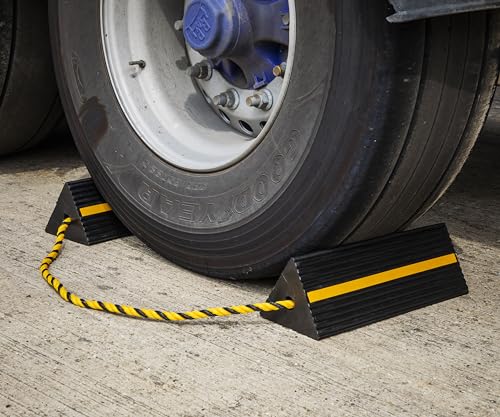 Sealey WC11 Heavy Duty Rubber Wheel Chock, 8Kg