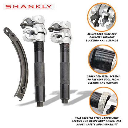 Spring Compressor Tool - 2200 Lbs - Extra Strength, Heavy Duty Build, Ultra-Rugged Coil Spring Compressor Tool or Strut Spring Compressor Strong and Durable ATV Spring Compressor Tool
