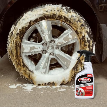 Black Magic 120228 Intense Foam Wheel & Tire Cleaner, High-Foaming Formula for Deep Cleaning, Removes Dirt, Grime & Brake Dust – Safe on All Wheels, 22 Fl Oz - size: 22 Fl Oz (Pack of 1), style: Intense Foam Wheel & Tire Cleaner Trigger
