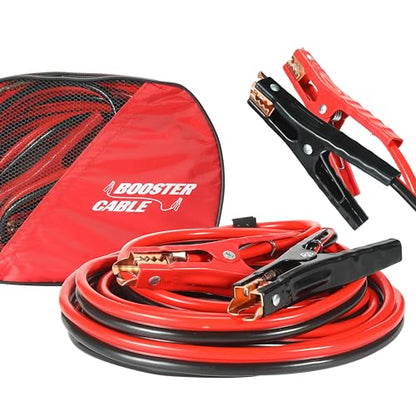 Heavy Duty Jumper Cables, Automotive Booster Cables for Starting Weak Batteries(16 Feet, 2-Gauge) - size: 2GA16FT