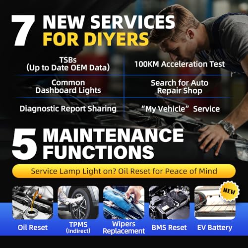 Autel AP2500E/AP2500 OBD2 Scanner Bluetooth Code Reader, Upgraded of AP200, OBDII Scanner All-System Diagnostic Tool, CAN FD, 5 Hot Resets, AutoVIN, Check Engine Light, Car Code Reader for Android/iOS