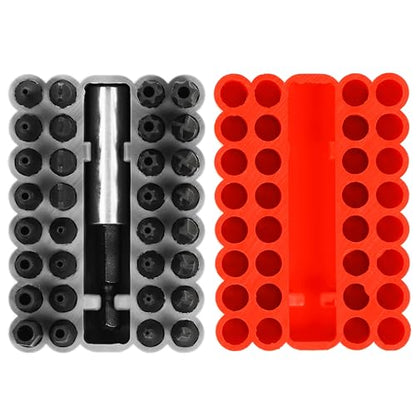ARES 31009-33-Piece S2 Steel Security Bit Set with Magnetic Extension Bit Holder - Tamper Resistant SAE Hex, Metric Hex, Torq, Spanner, Triwing, and Torx Bits – S2 Steel Offers Maximum Durability - size: 33 Piece Security Bits Set with Holder