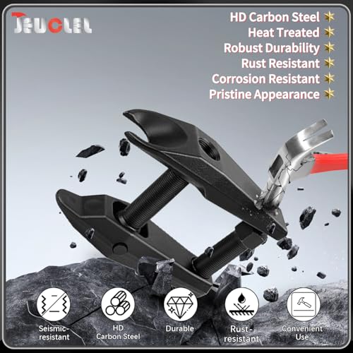 Ball Joint Separator Kit Compatible with BMW Benz Land Rover Audi Porsche, Heavy Duty Tie Rod Removal Tool 22mm 24mm 27mm 32mm 36mm Tie Rod Ends Remover Tool Control Arms Steering Knuckles