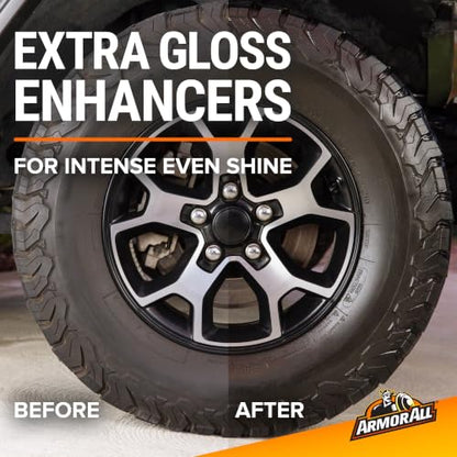 Armor All Extreme Tire Shine Spray , Tire Cleaner and Shine, 22 Fl Oz Each, 6 Pack - style: 6-Pack Tire Shine