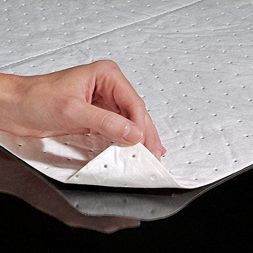 PIG Oil-Only Absorbent Mat Pad | Pack of 100 Mediumweight Oil Pads | Absorbs Oil | 23 oz Absorbency | 20" L x 15" W | MAT455 - style: Without Dispenser Box