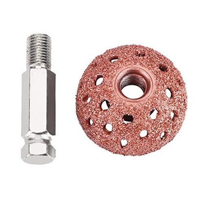 Repair Tire Truck Grinding Head,Tire Repair Buffing Wheel,38MM Tire Repair Grinding Head Coarse Grit Buffing Wheel with Linking Rod Roller for Tire Patching Black Jack tire Patch kit