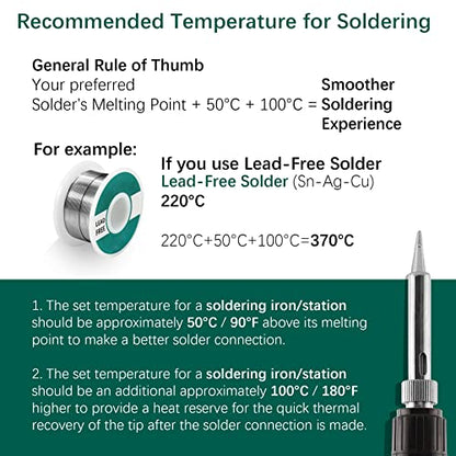 YIHUA 947-III 60W Soldering Iron Kit Adjustable Temperature with Sticky Holder, Tip Cleaner, Cleaning Sponge Power Switch, Operation Indicator, Portable Soldering Kit - style: Soldering Iron Kit (Analog)