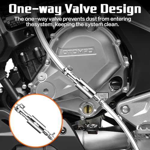VZZNN Brake Bleed Kit, 3 pcs Reverse Brake Bleeder Kit100ml Syringe with 50cm Hose Brake Fluid Bleeder Tool for Automotive Car Truck Motorcycle Bike Bicycle Braking System Repair Maintenance